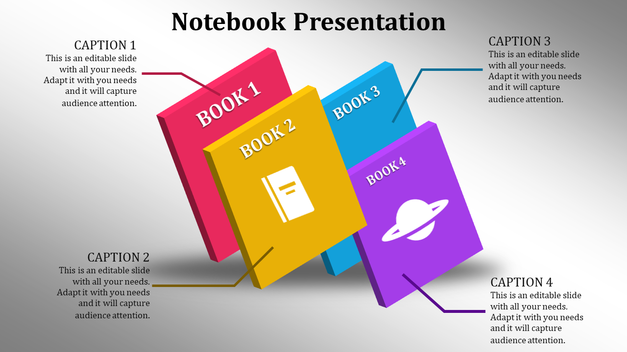 Notebook PowerPoint Template and Google Slides Presentation